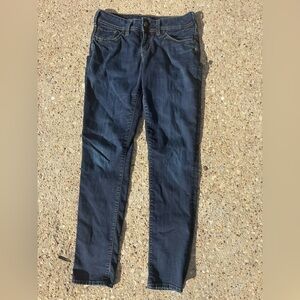 Silver Jeans Women's Deep Indigo Skinny Jeans